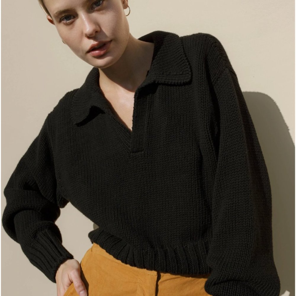 Ciao Lucia Black Milano Pullover Small